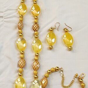 Sunshine (Necklace, Bracelet, & Earring Set)